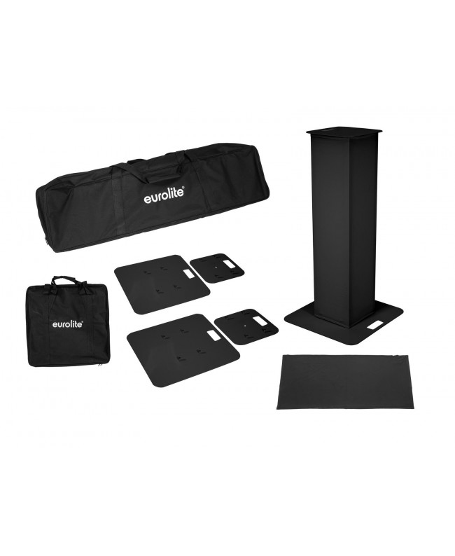 Eurolite 2x Stage Stand 100cm incl. Cover and Bag, black Lighting Stands