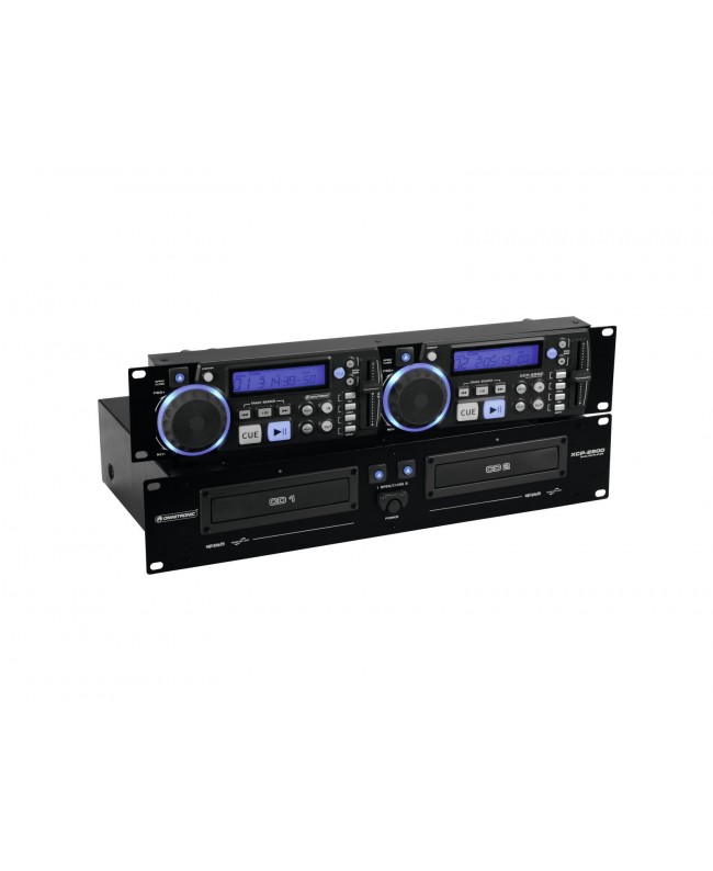 Omnitronic XCP-2800 Dual-CD-Player Stereo CD/Media-Player/Recorder