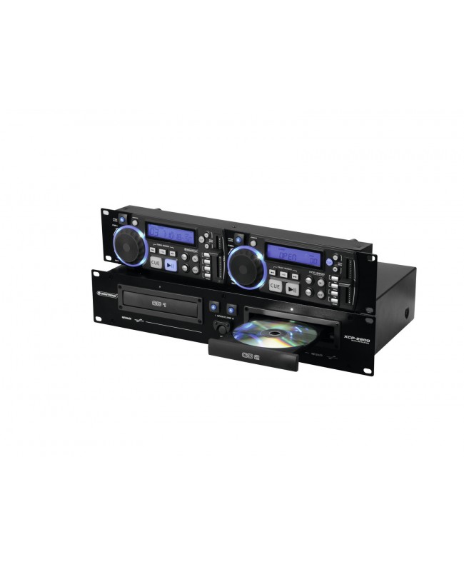 Omnitronic Lettore CD doppio XCP-2800 Stereo CD/Media-Player/Recorder