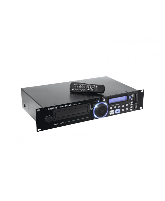 Omnitronic XCP-1400 CD Player Stereo CD/Media-Player/Recorders