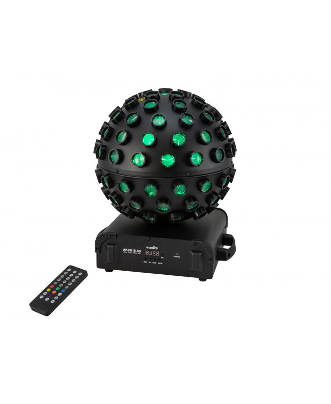 Eurolite AKKU B-40 Effetto Raggio Laser ARIA Fari LED a batteria