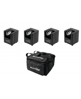 Eurolite Set 4x AKKU UP-1 + SB-4 Soft Bag Battery Lights