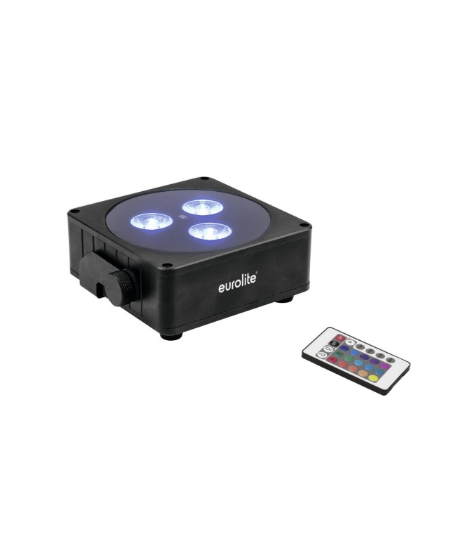 Eurolite Set AKKU 2x Flat light 3 bk + Bar-6 + Stands DJ Tables