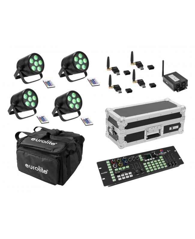 Eurolite AKKU Mobile Bundle Batteriebetriebene Leuchten