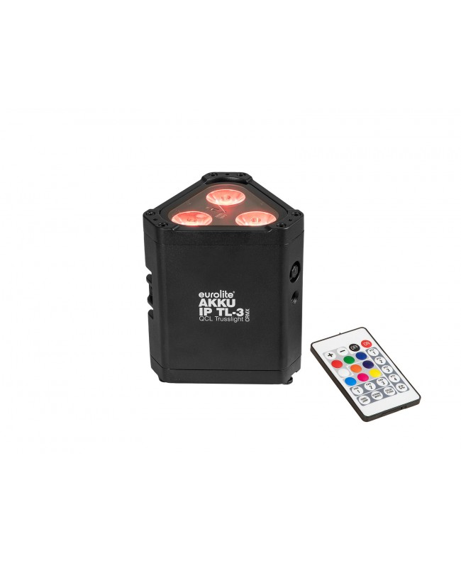 Eurolite Set 6x AKKU IP TL-3 QCL + Custodia con ruote e funzione di ricarica Fari LED a batteria