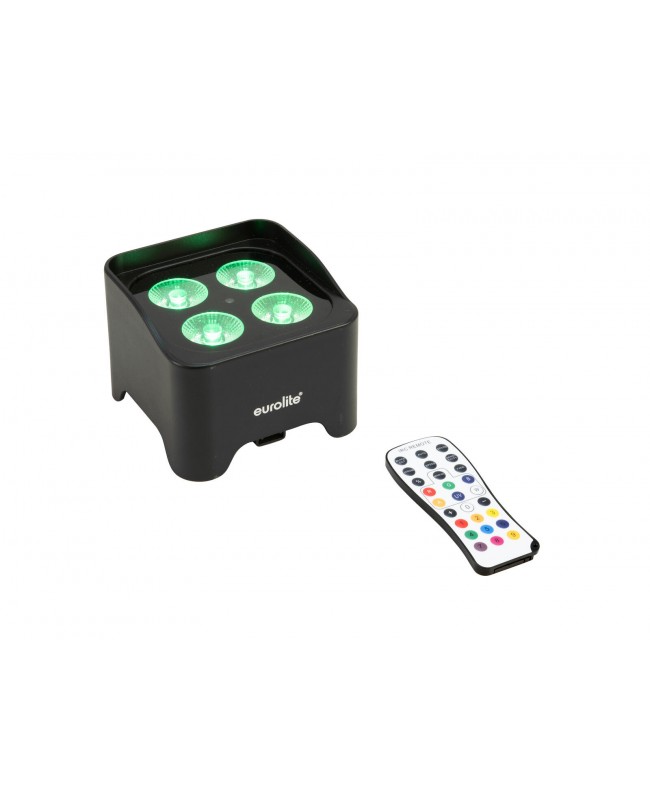 Eurolite Set 4x AKKU Mini UP-4 QCL Spot MK2 + Soft-bag Batteriebetriebene Leuchten