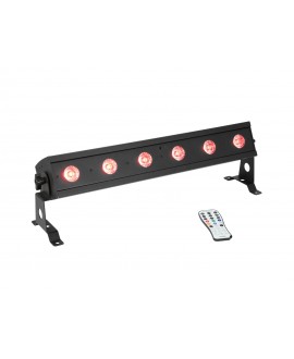 Eurolite AKKU Bar-6 Entry QCL RGBW Bar Fari LED a batteria