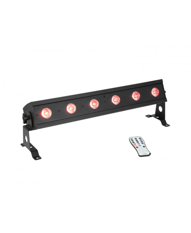 Eurolite AKKU Bar-6 Entry QCL RGBW Bar Fari LED a batteria