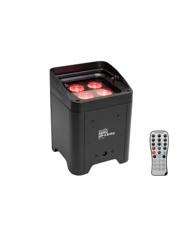 Eurolite AKKU UP-4 Ingresso QCL Spot Fari LED a batteria
