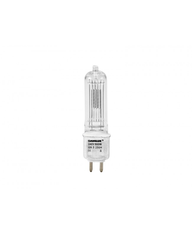 Omnilux HX600 GKV240V/600W G-9,5 250h Lampade Pin Cap