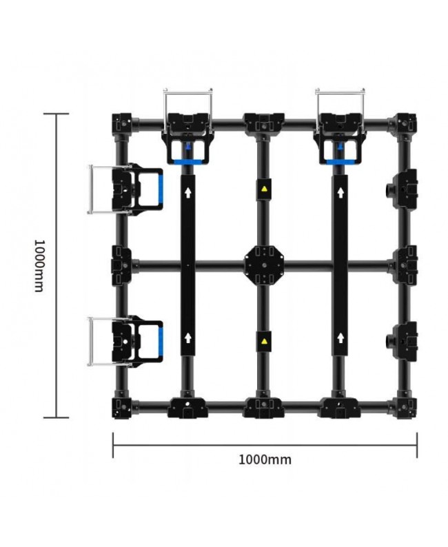 Yes Tech DANCE FLOOR FRAME 1 x 1 meters LED Wall Zubehör
