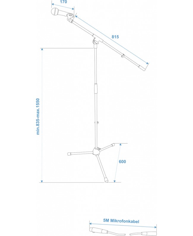 Omnitronic CMK-10 Mikrofonset Handmikrofone