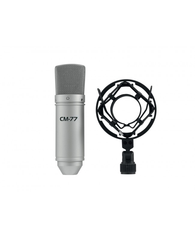 Omnitronic MIC CM-77 Condenser Microphpone Large Diaphragm Microphones