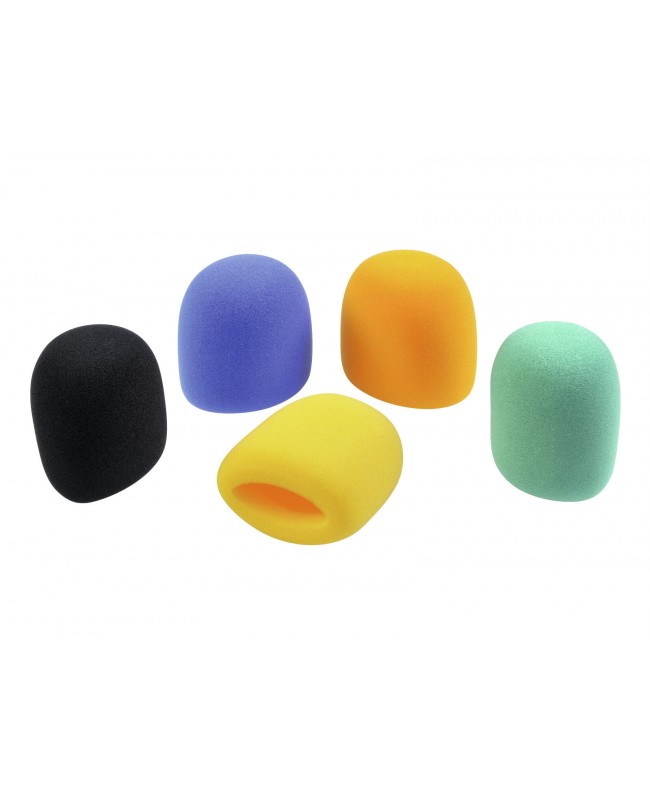 Omnitronic Set paravento per microfono , 5 colori Antivento