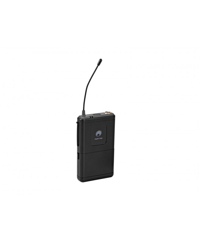Omnitronic PORTY-8A Bodypack + microfono per cuffie 863.1MHz Sistema wireless Headset