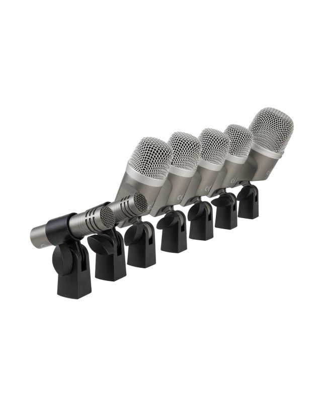 Omnitronic MIC 77-7LMH MK2 Schlagzeug-Mikrofonset Instrumenten-Mikrofone