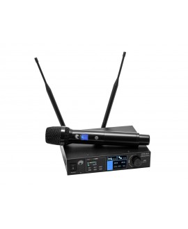 Omnitronic UHF-601 1-channel Wireless Mic System 823-832/863-865 MHz Handheld Wireless Systems
