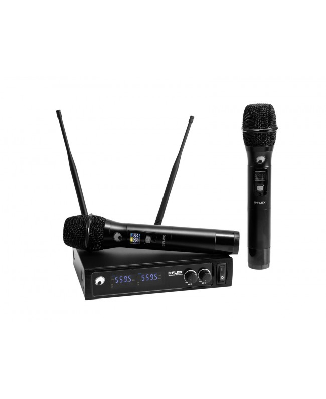 Omnitronic UHF E-FLEX 2, Wireless Mic System 559-575 MHz Handheld Wireless Systems
