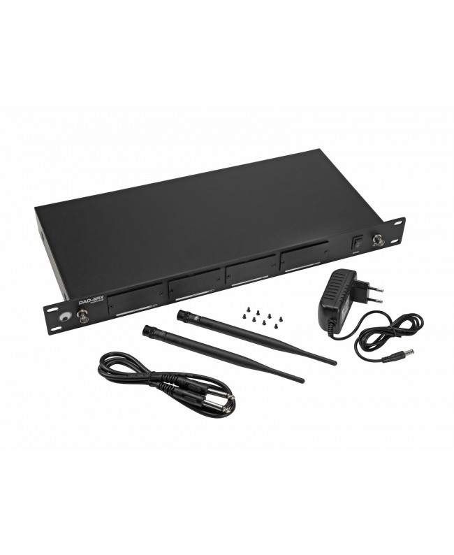 Omnitronic DAD-4RX 4-channel Receiver Housing for MOM/DAD Modules Accessories