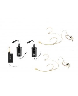 Omnitronic Set FAS TWO + 2x BP + 2x Headset 660-690Mhz Headset Funksysteme