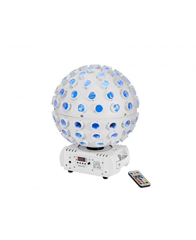 Eurolite Set LED B-40 HCL Strahleneffekt MK2 ws + Case LED Effekte