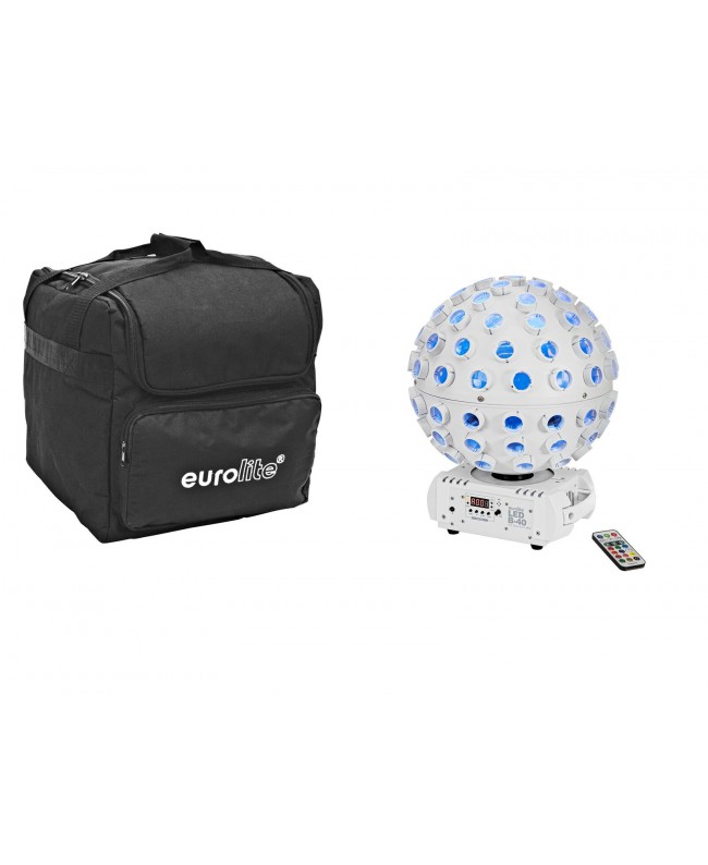 Eurolite Set LED B-40 HCL MK2 bianco + Borsa morbida Effetti LED