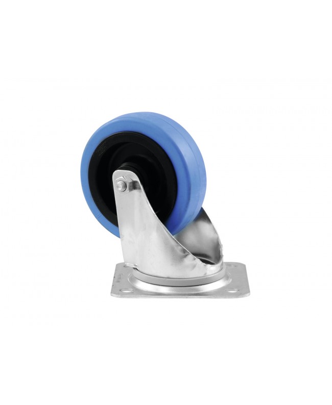 Roadinger Ruota girevole 100mm RUOTA BLU blu chiaro Costruzione custodia