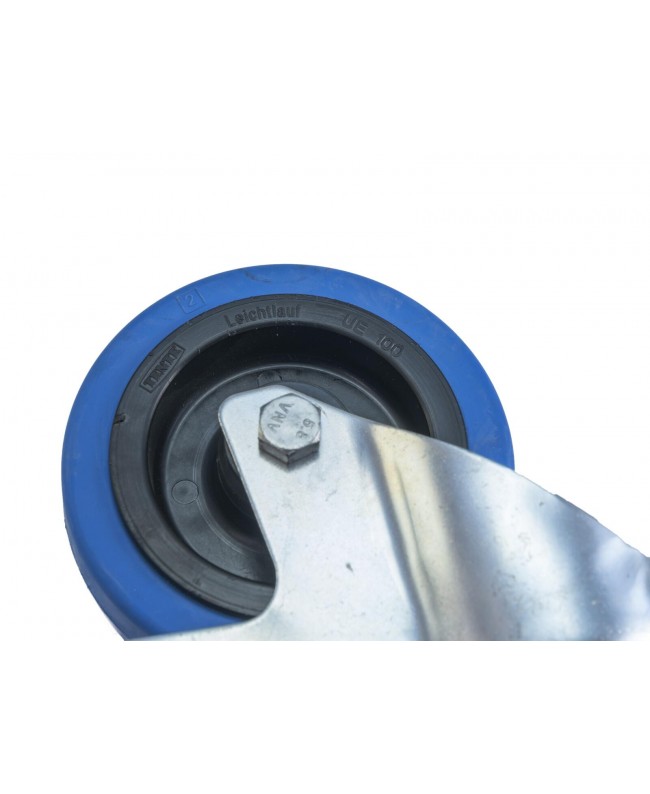 Roadinger Ruota girevole 100mm RUOTA BLU blu chiaro Ruote