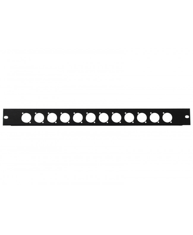 Omnitronic Front Panel Z-19 12 x XLR (D-type) 1U Panels
