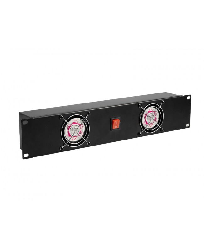 Omnitronic Front Panel Z-19 with 2 Fans wired 2U Panels
