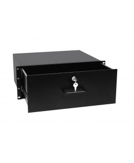 Omnitronic Rackschublade mit Schloss 4HE Schubladen