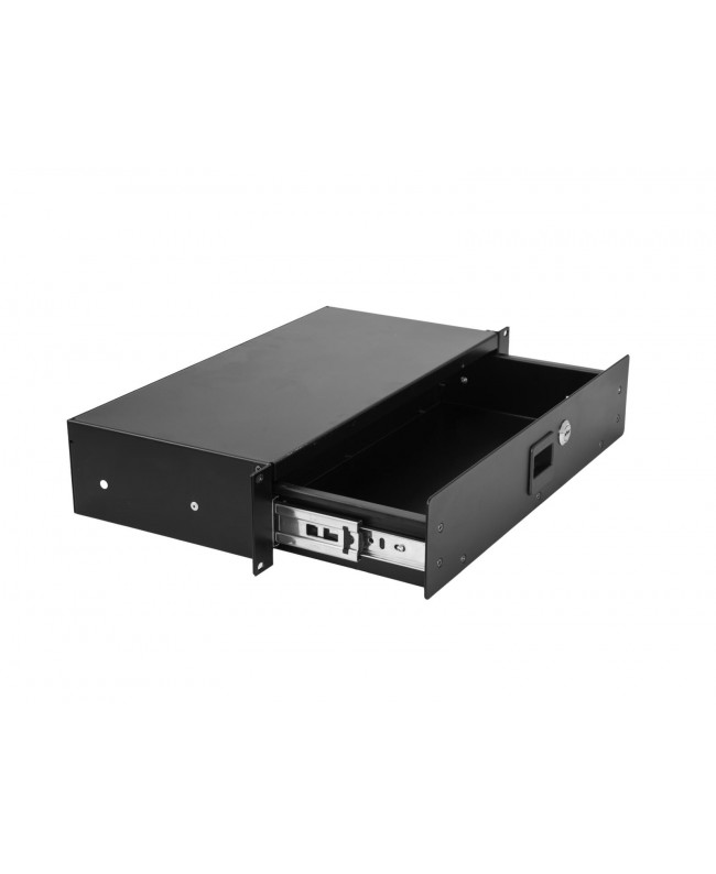 Omnitronic SN-2 Cassetto a rack con serratura 2U Cassetti