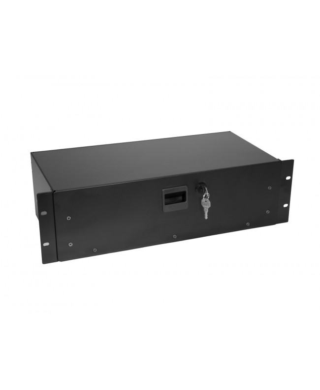 Omnitronic Rackschublade SN-3 Rackschublade mit Schloss 3HE Schubladen