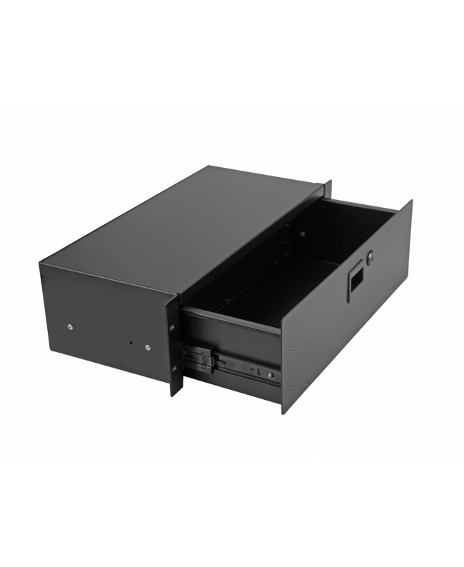 Omnitronic Rackschublade SN-3 Rackschublade mit Schloss 3HE Schubladen