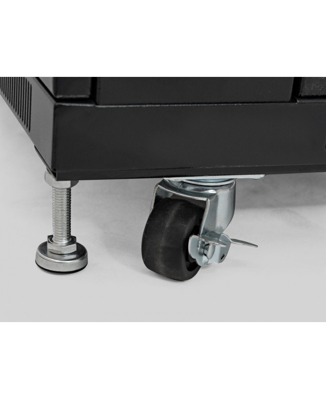 Roadinger SSC-32 Armadio in acciaio con porta in vetro 32U Rack 19"