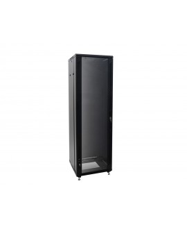 Roadinger SSC-40 Stahlschrank mit Glastür 40HE 19" Rack