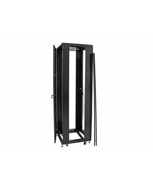 Roadinger SSC-40 Steel Cabinet with Glass Door 40U 19" Racks