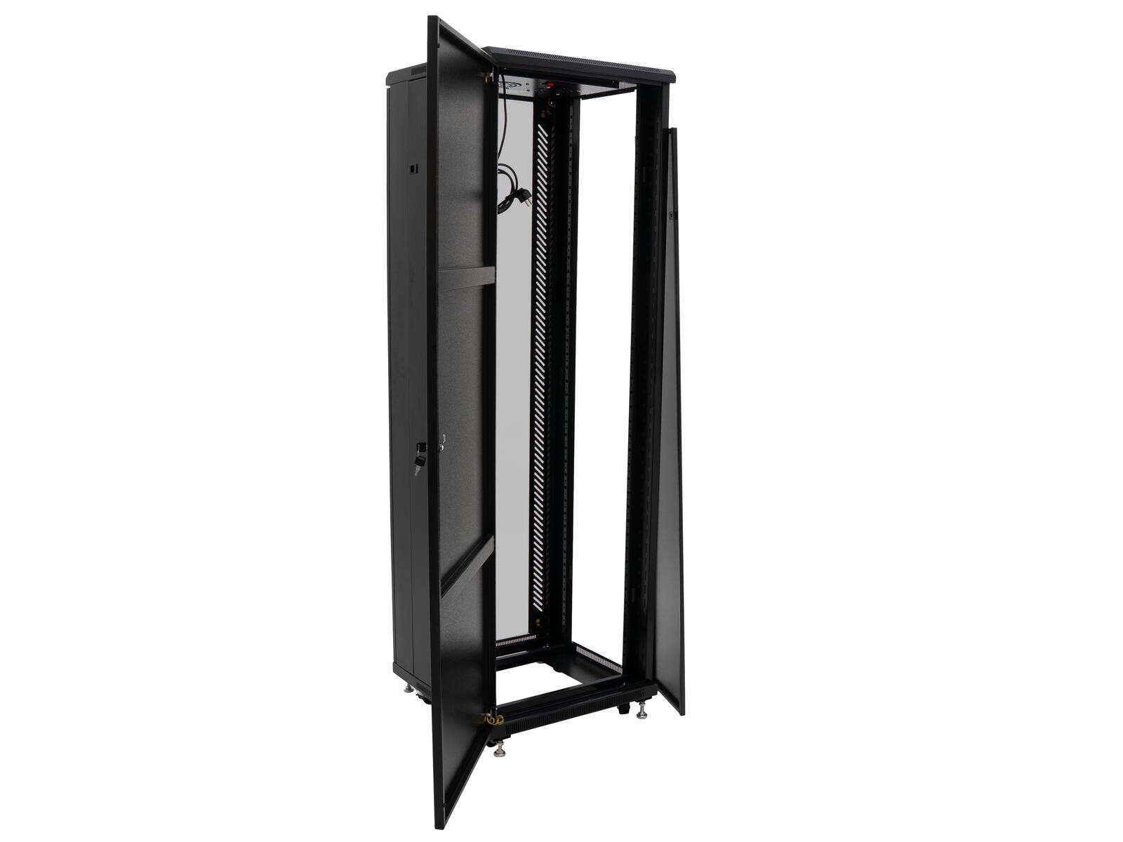 Roadinger SSC-40 Armadio in acciaio con porta in vetro 40U | Rack 19