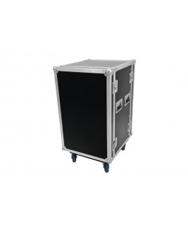 Roadinger Rack PRO 18HE 45cm mit Rollen 19" Rack