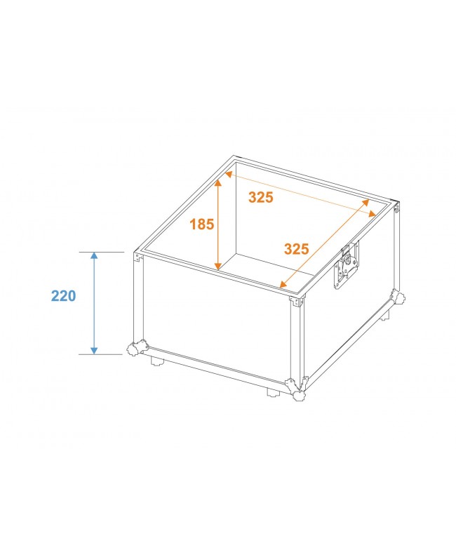 Roadinger Platten-Case Profi ALU 50/50, glatt, 100LPs Verschiedene Cases