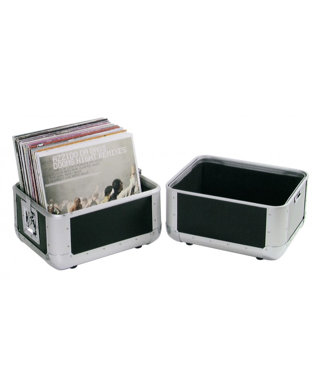 Roadinger Record Case ALU 50/50, rounded, bk Other Cases