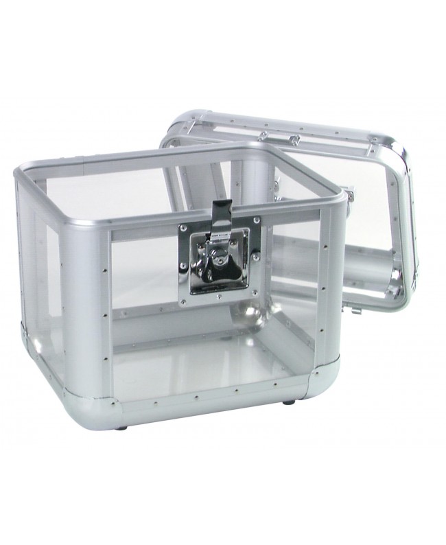 Roadinger Astuccio per dischi ALU 75/25, arrotondato, acrilico Custodie vari