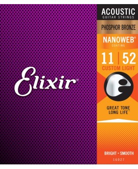 Elixir Acoustic Phosphor Bronze .011 - .052 Acoustic Guitar Strings