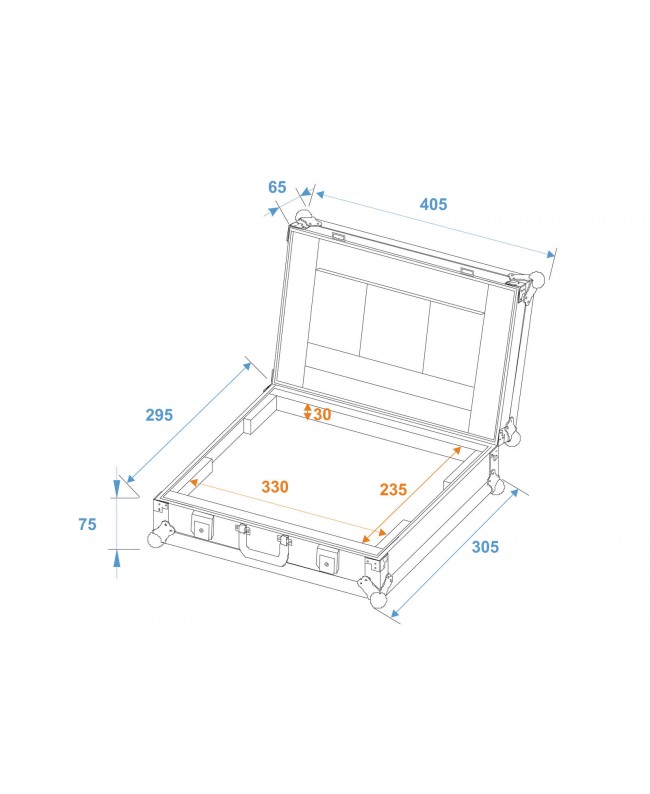 Roadinger Custodia per laptop LC-13 massimo 325x230x30 mm Custodie per laptop