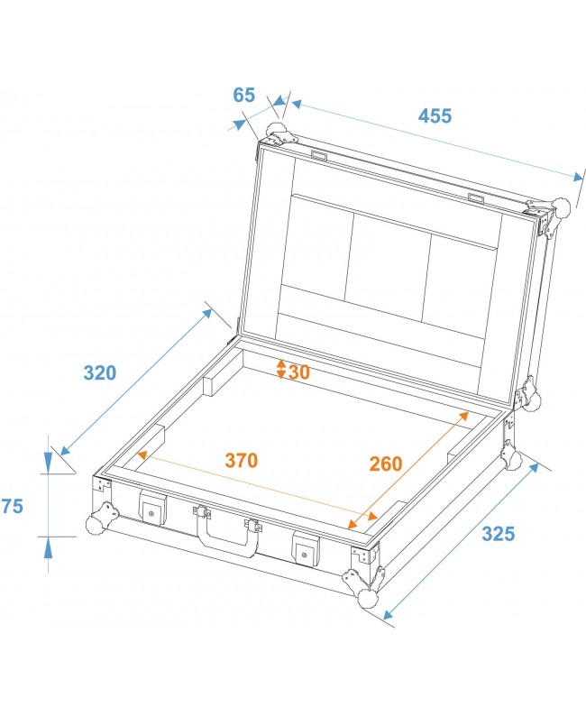 Roadinger Laptop-Case LC-15 maximal 370x255x30mm Laptop-Cases