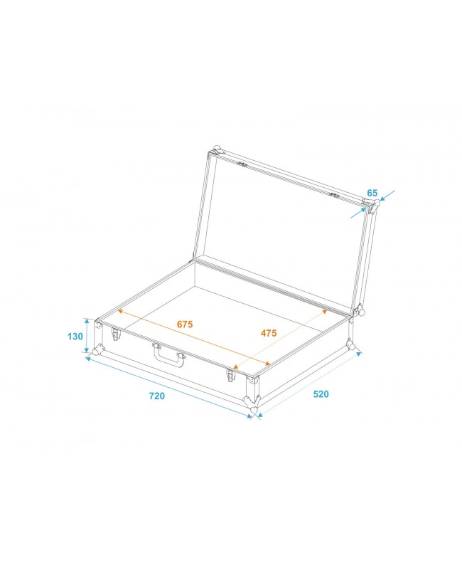 Roadinger Universal Case Pick 70x50x17cm Other Cases