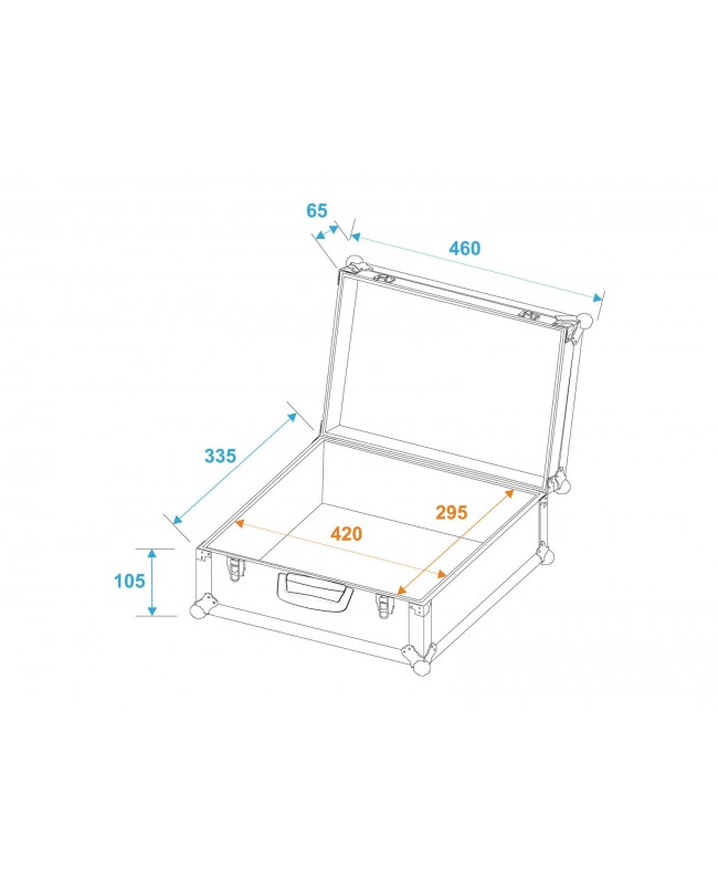 Roadinger Universal Case FOAM, black Other Cases