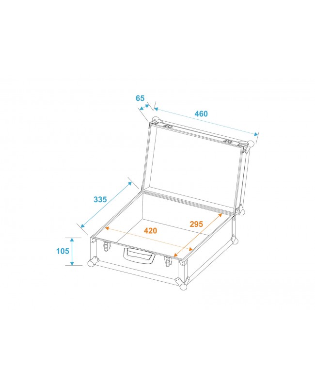 Roadinger Custodia universale FOAM, alu Custodie vari