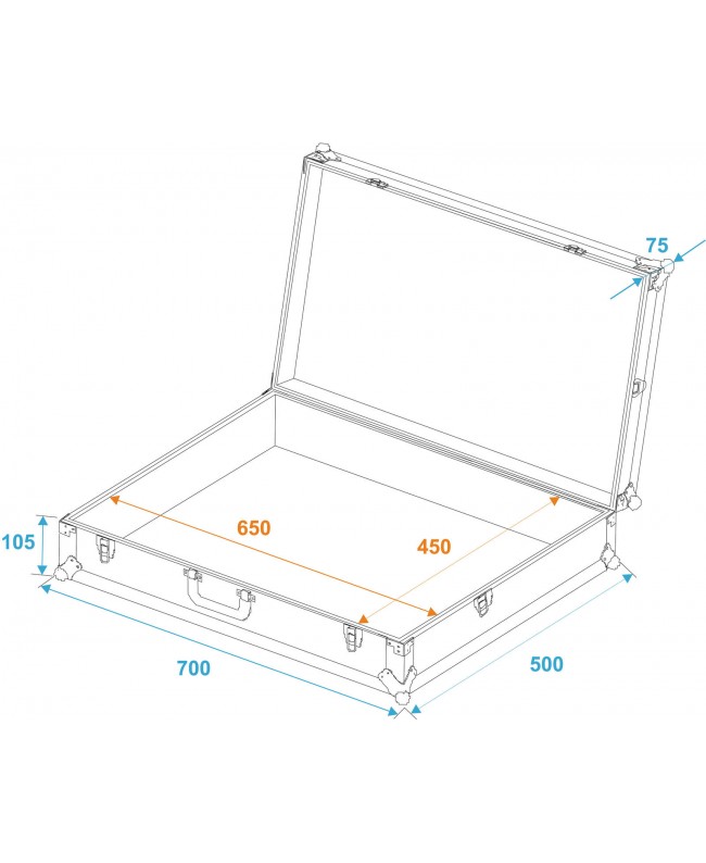 Roadinger Custodia universale FOAM, nero, GR-2 nero Custodie vari