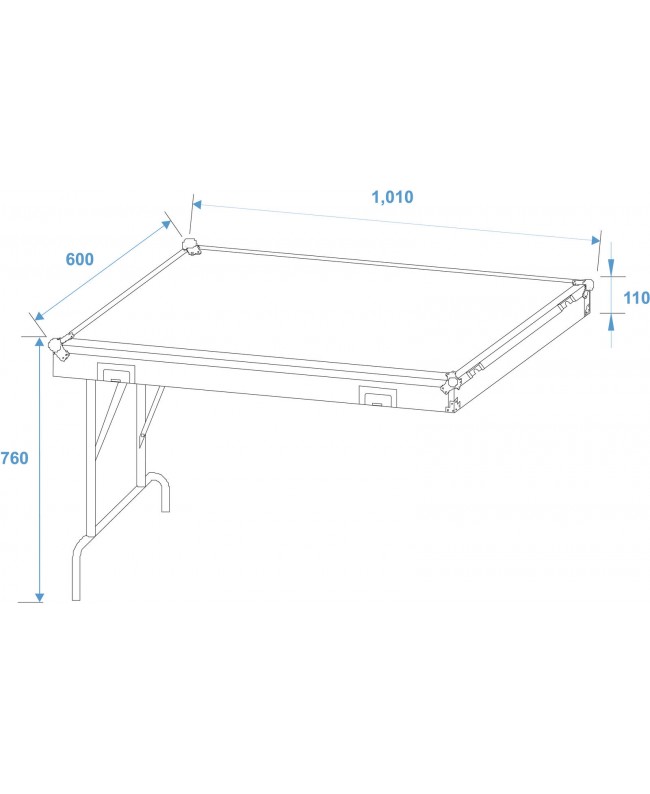Roadinger WDS-1 Valigia universale a cassetti con ruote Custodie vari